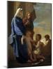 The Holy Family, Early 17th Century-Nicolas Poussin-Mounted Giclee Print