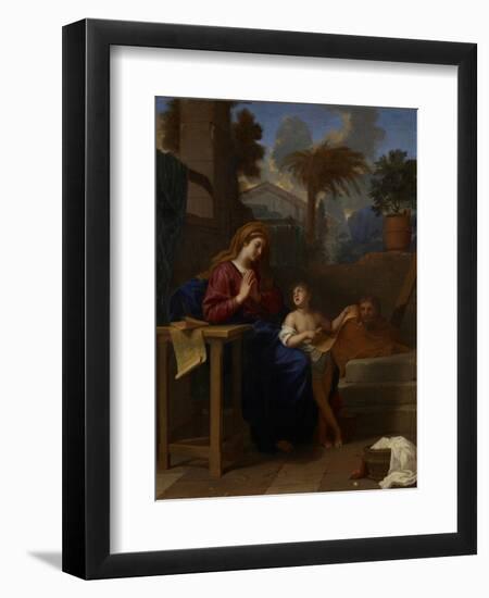 The Holy Family in Egypt, C.1660-Charles Le Brun-Framed Giclee Print