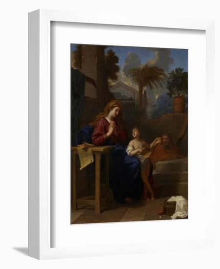 The Holy Family in Egypt, C.1660-Charles Le Brun-Framed Giclee Print