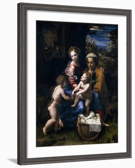 The Holy Family, Or the Pearl, 1519-1520, Italian School-null-Framed Giclee Print