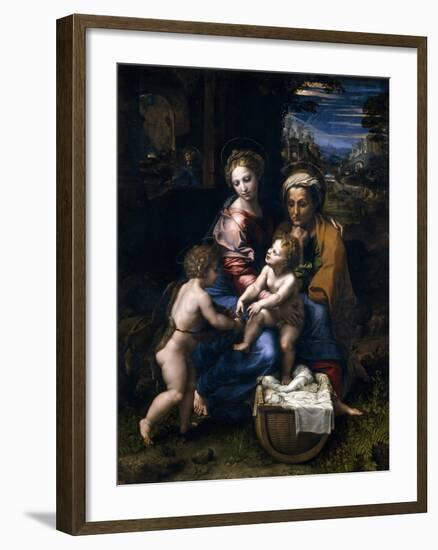 The Holy Family, Or the Pearl, 1519-1520, Italian School-null-Framed Giclee Print