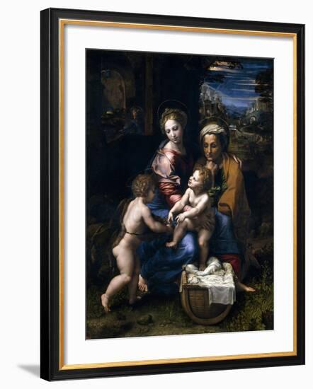 The Holy Family, Or the Pearl, 1519-1520, Italian School-null-Framed Giclee Print