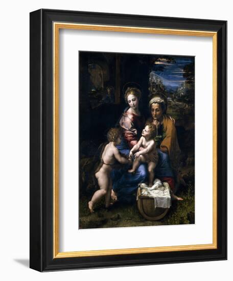 The Holy Family, Or the Pearl, 1519-1520, Italian School-null-Framed Giclee Print