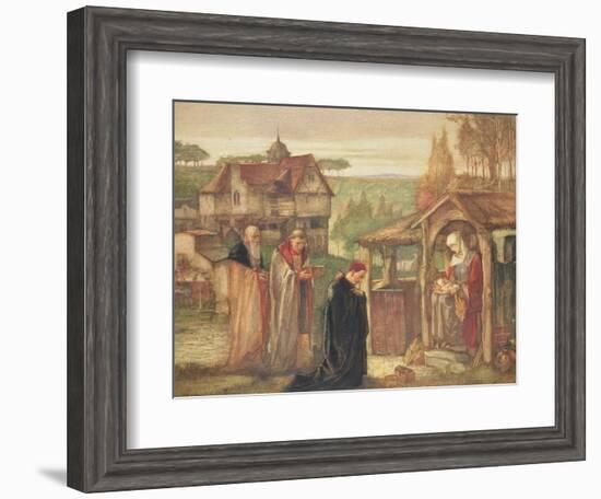 The Holy Family - the Adoration of the Magi, 1911-John Riley Wilmer-Framed Giclee Print