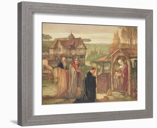 The Holy Family - the Adoration of the Magi, 1911-John Riley Wilmer-Framed Giclee Print
