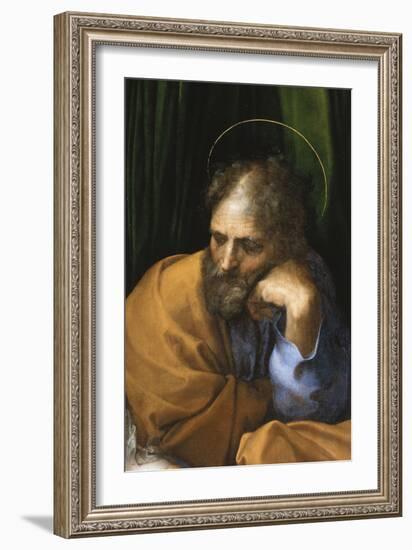 The Holy Family Told the Great Holy Family of Francis-Raffaello Sanzio-Framed Giclee Print