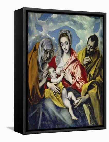 The Holy Family with Saint Anne, C. 1595-El Greco-Framed Premier Image Canvas