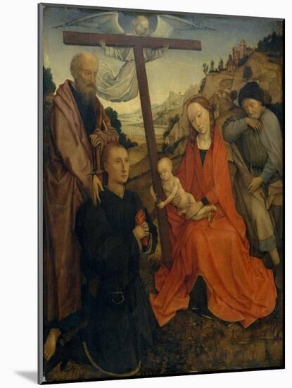 The Holy Family with Saint Paul and a Donor-Rogier van der Weyden-Mounted Giclee Print