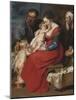 The Holy Family with Saints Elizabeth and John the Baptist, C.1615-Peter Paul Rubens-Mounted Giclee Print