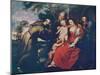 The Holy Family with Saints Francis and Anne and the Infant Saint John the Baptist', c1630-Peter Paul Rubens-Mounted Giclee Print