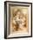 The Holy Family with St. Anne, Attended by Angels and Cherubim-Pietro da Pietri-Framed Giclee Print