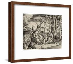 The Holy Family with St. Elizabeth and the Infant St. John, C. 1499-1501-Jacopo De' Barbari-Framed Giclee Print