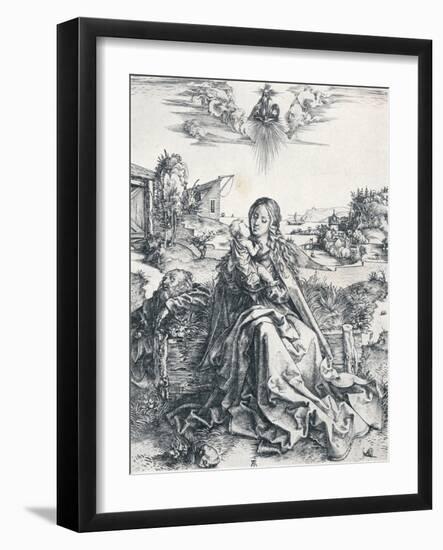 The Holy Family with the Dragonfly, 1495-Albrecht Dürer-Framed Giclee Print