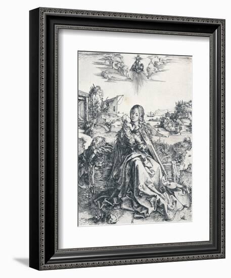 The Holy Family with the Dragonfly, 1495-Albrecht Dürer-Framed Giclee Print