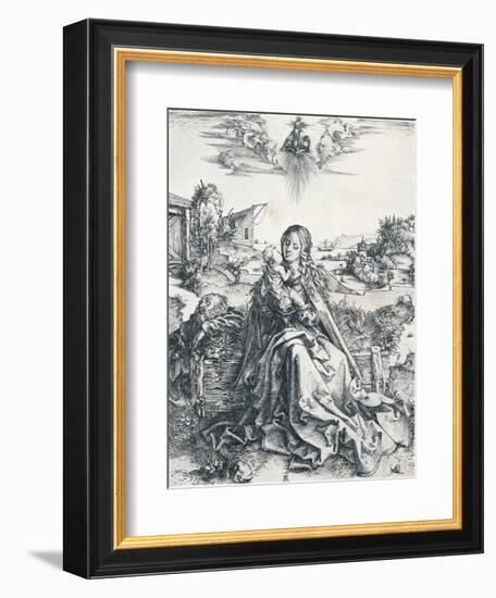 The Holy Family with the Dragonfly, 1495-Albrecht Dürer-Framed Giclee Print