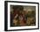 The Holy Family with the Infant Saint John the Baptist and Saint Elizabeth, and with Six Putti…-Nicolas Poussin-Framed Giclee Print