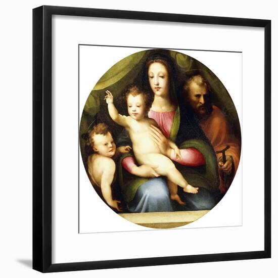 The Holy Family with the Infant Saint John the Baptist-Domenico Beccafumi-Framed Giclee Print