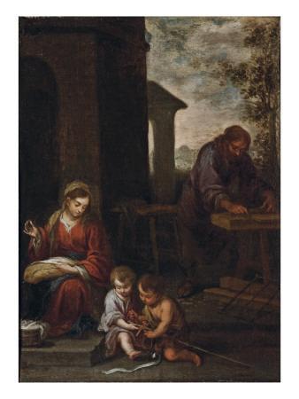 The Baptism of Christ Murillo Bartolome Esteban Giclee Canvas Print
