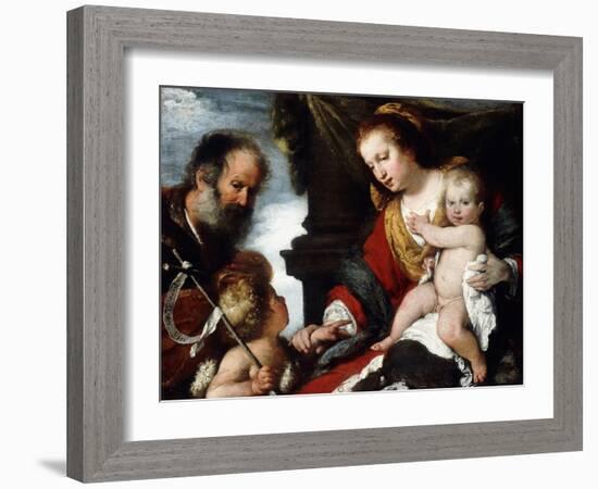 The Holy Family with the Infant St. John the Baptist-Camille Pissarro-Framed Giclee Print