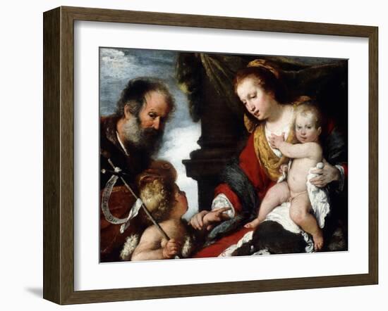 The Holy Family with the Infant St. John the Baptist-Camille Pissarro-Framed Giclee Print