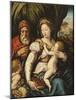 The Holy Family with the Infant St John-Italian School-Mounted Giclee Print