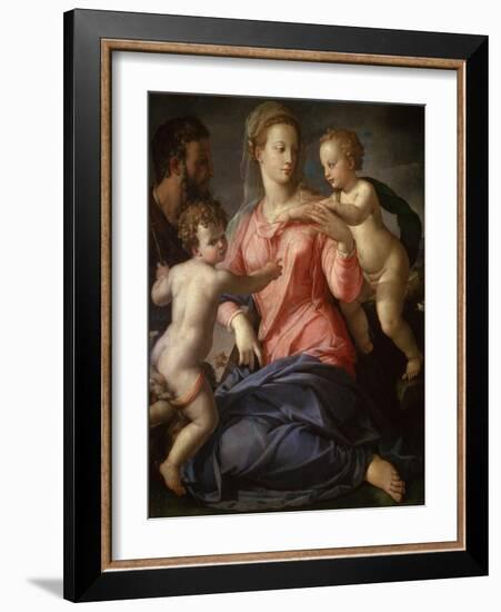 The Holy Family with the Young John the Baptist, 1540-Agnolo Bronzino-Framed Giclee Print