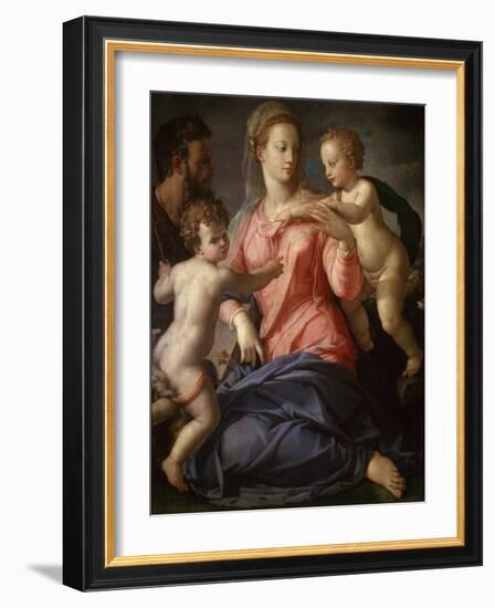 The Holy Family with the Young John the Baptist, 1540-Agnolo Bronzino-Framed Giclee Print