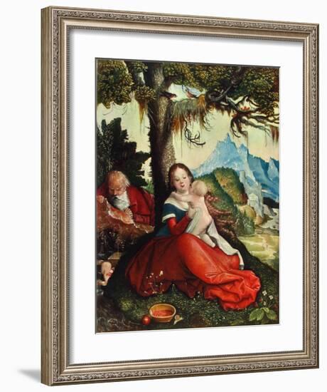 The Holy Family-Hans Baldung Grien-Framed Collectable Print