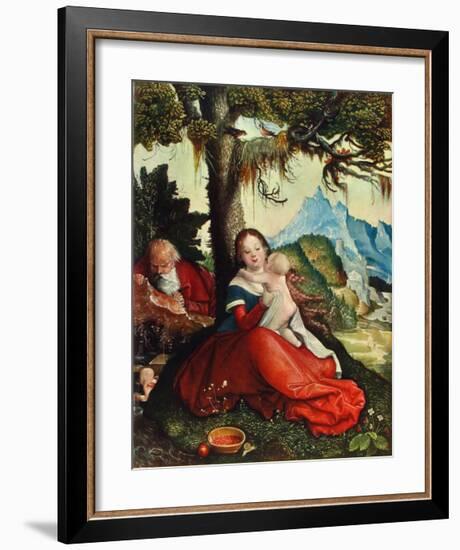 The Holy Family-Hans Baldung Grien-Framed Collectable Print