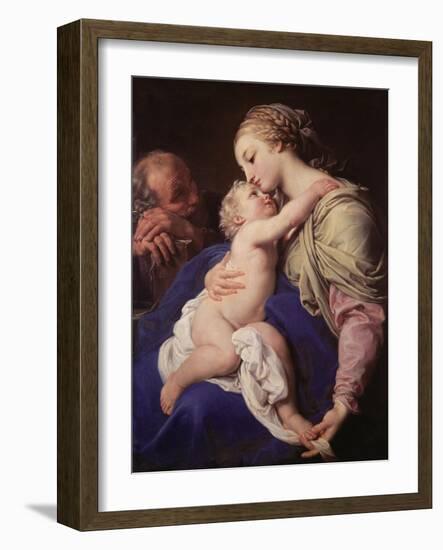 The Holy Family-Pompeo Batoni-Framed Giclee Print