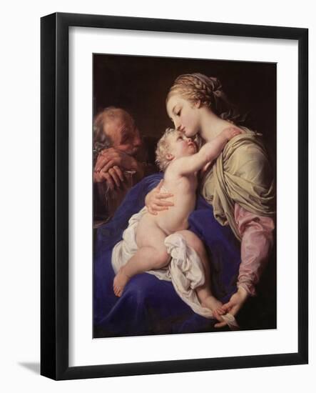 The Holy Family-Pompeo Batoni-Framed Giclee Print