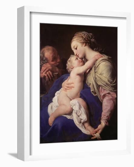 The Holy Family-Pompeo Batoni-Framed Giclee Print