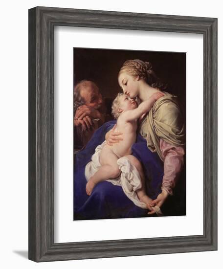 The Holy Family-Pompeo Batoni-Framed Giclee Print