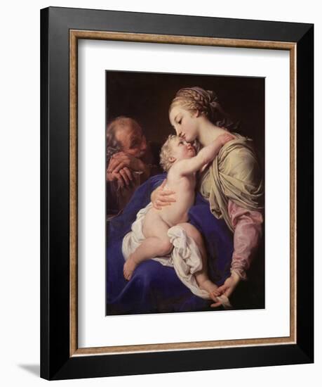 The Holy Family-Pompeo Batoni-Framed Giclee Print