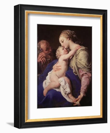 The Holy Family-Pompeo Batoni-Framed Giclee Print