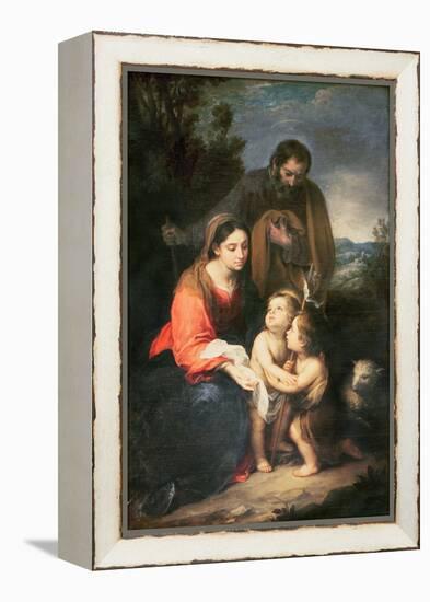 The Holy Family-Bartolome Esteban Murillo-Framed Premier Image Canvas