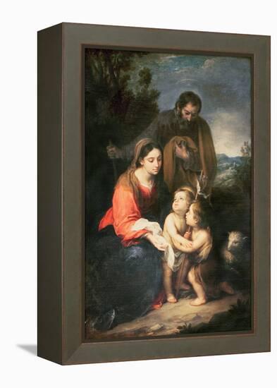 The Holy Family-Bartolome Esteban Murillo-Framed Premier Image Canvas