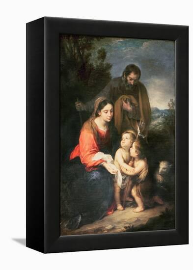 The Holy Family-Bartolome Esteban Murillo-Framed Premier Image Canvas