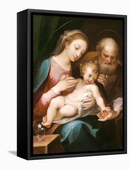 The Holy Family-Francesco Vanni-Framed Premier Image Canvas