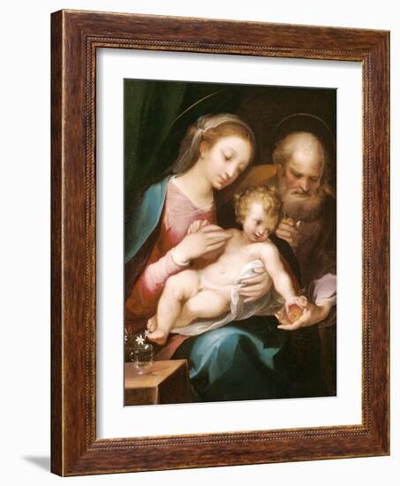 The Holy Family-Francesco Vanni-Framed Giclee Print