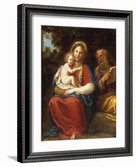 The Holy Family-Francesco Albani-Framed Giclee Print