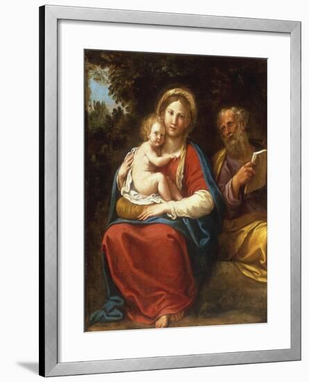 The Holy Family-Francesco Albani-Framed Giclee Print