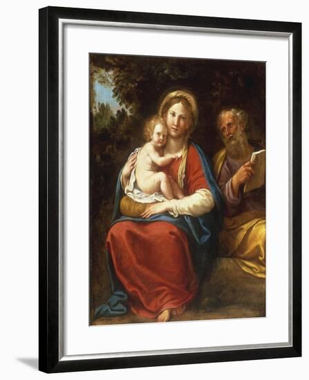 The Holy Family-Francesco Albani-Framed Giclee Print