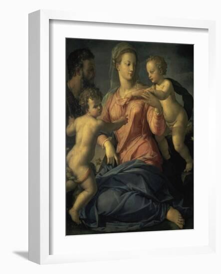 The Holy Family-Agnolo Bronzino-Framed Giclee Print