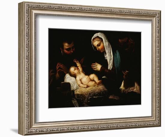 The Holy Family-Jacopo Robusti Tintoretto-Framed Giclee Print