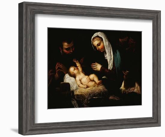 The Holy Family-Jacopo Robusti Tintoretto-Framed Giclee Print