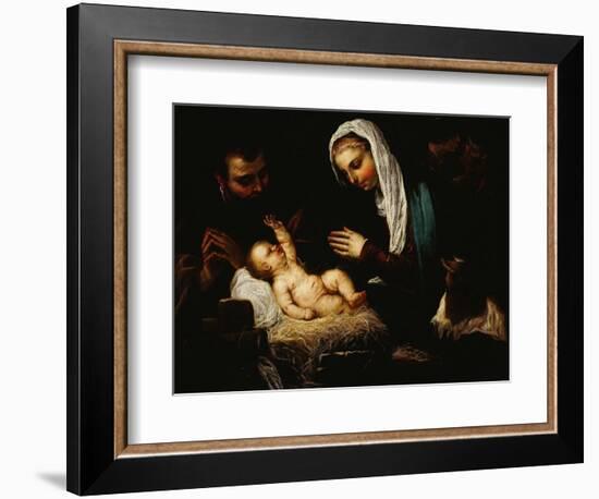 The Holy Family-Jacopo Robusti Tintoretto-Framed Giclee Print