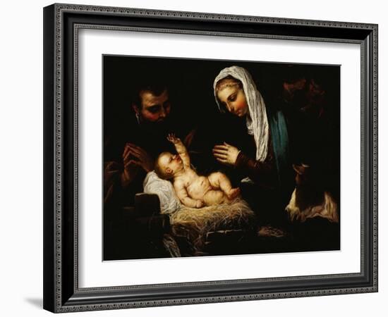 The Holy Family-Jacopo Robusti Tintoretto-Framed Giclee Print