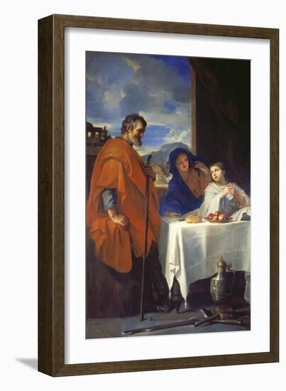 The Holy Family-Charles Le Brun-Framed Giclee Print