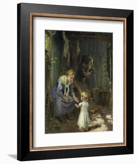The Holy Family-Fritz von Uhde-Framed Giclee Print